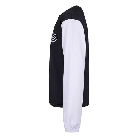 Girls Size Medium (10-12 Years) Converse Relaxed Long Sleeve Blocked Graphic Tee - Picture 6 of 13